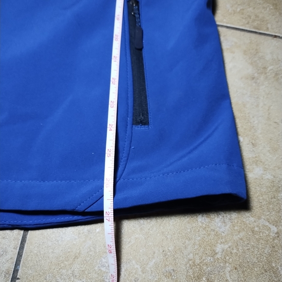 George Women's Olympian Blue Hooded Fall Jacket Coat Size XL - Picture 9 of 12